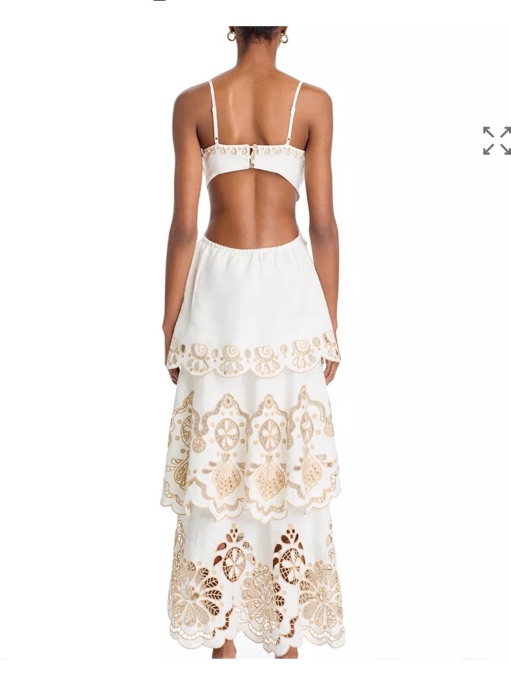 FarmRio off white Richelie Dress - Picture 3 of 4